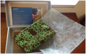 A batik souvenir for our guests. The batik is made by women trained under APRIL’s community development program. Rumah Batik Andalan, a cooperation managed by APRIL, markets the batik products.