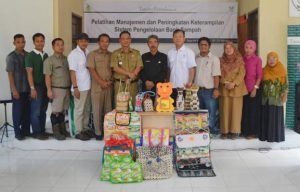 Handicraft made from recycled materials