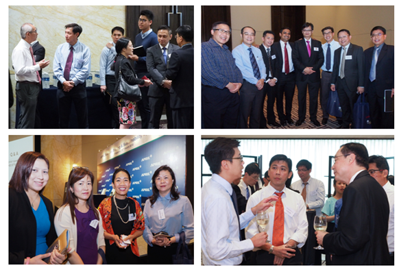 Guests interacted with APRIL management