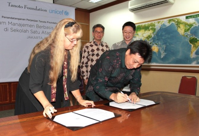 Tanoto Foundation and Unicef Sekolah Satu Atap